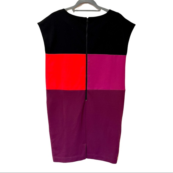 Narciso Rodriguez for Design Nation Panel-Blocked Sheath Dress (M) - Picture 3 of 8